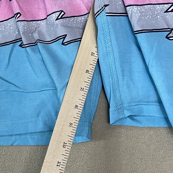 Maui and Sons Board Short Mens 32 Blue 4 Way Stretch Drawstring Waist Linerless - Picture 7 of 13